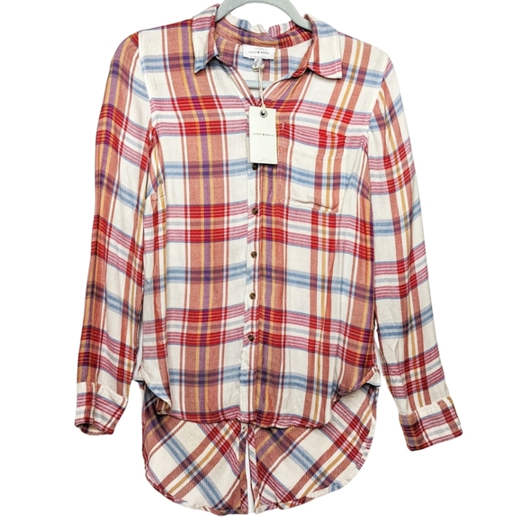 Lucky Brand Tops - [SOLD] LUCKY BRAND Lightweight Plaid Shirt NWT